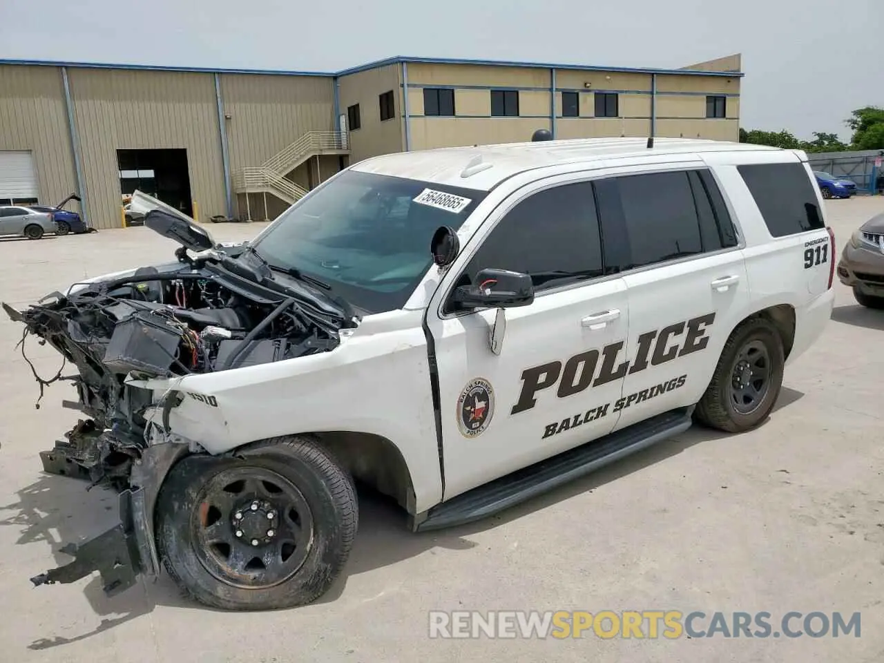 1 Photograph of a damaged car 1GNLCDEC0LR115610 CHEVROLET TAHOE 2020