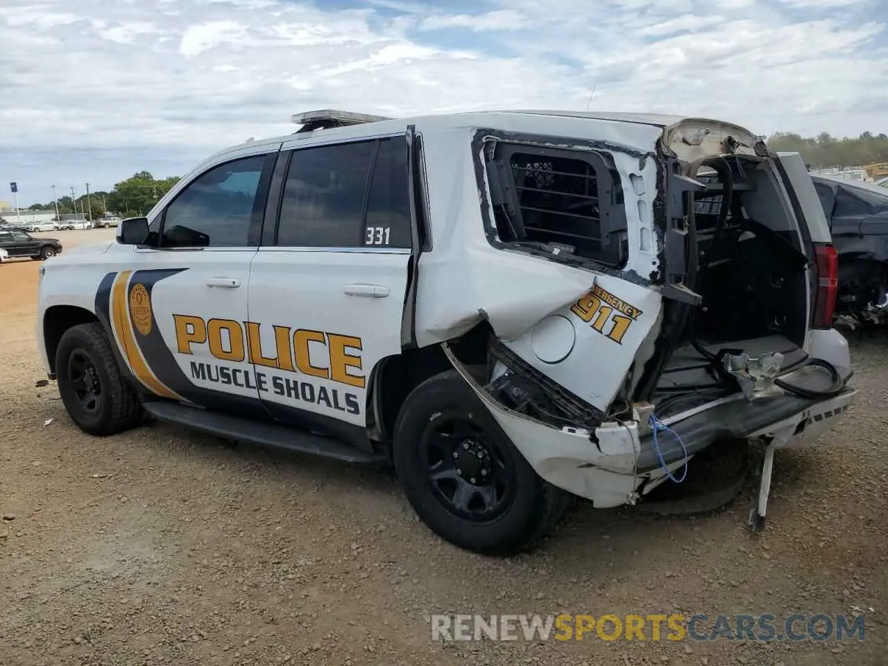 2 Photograph of a damaged car 1GNLCDEC7LR294714 CHEVROLET TAHOE 2020