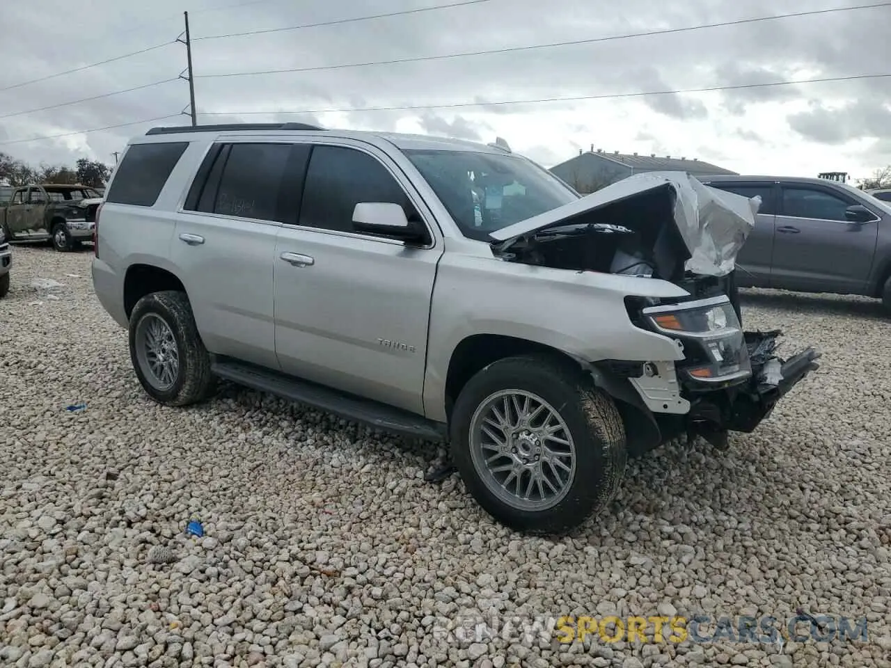 4 Фотография поврежденного автомобиля 1GNSCAKC9LR265813 CHEVROLET TAHOE 2020