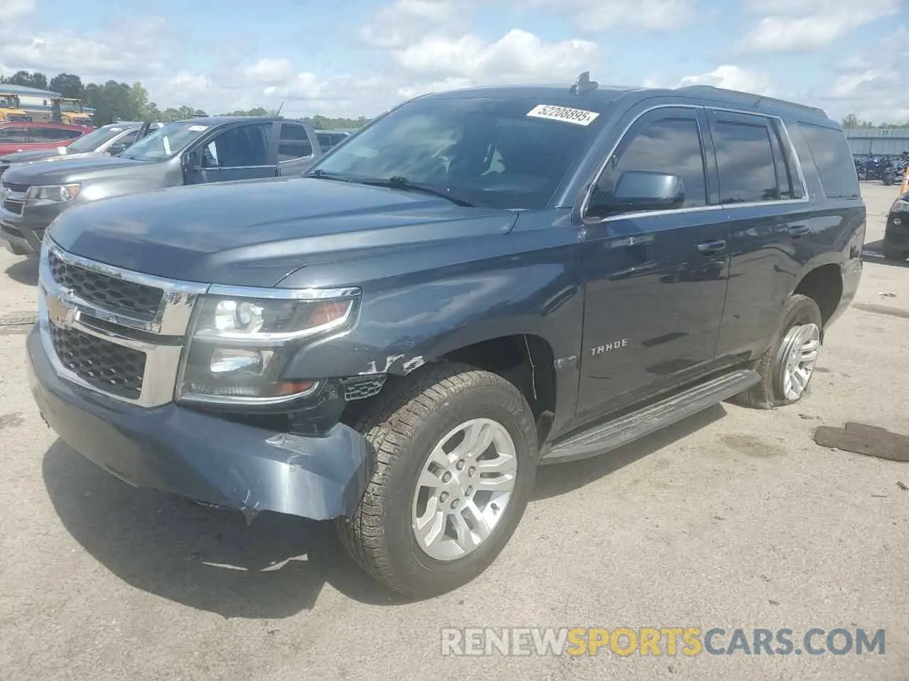 1 Photograph of a damaged car 1GNSCBKC3LR164904 CHEVROLET TAHOE 2020