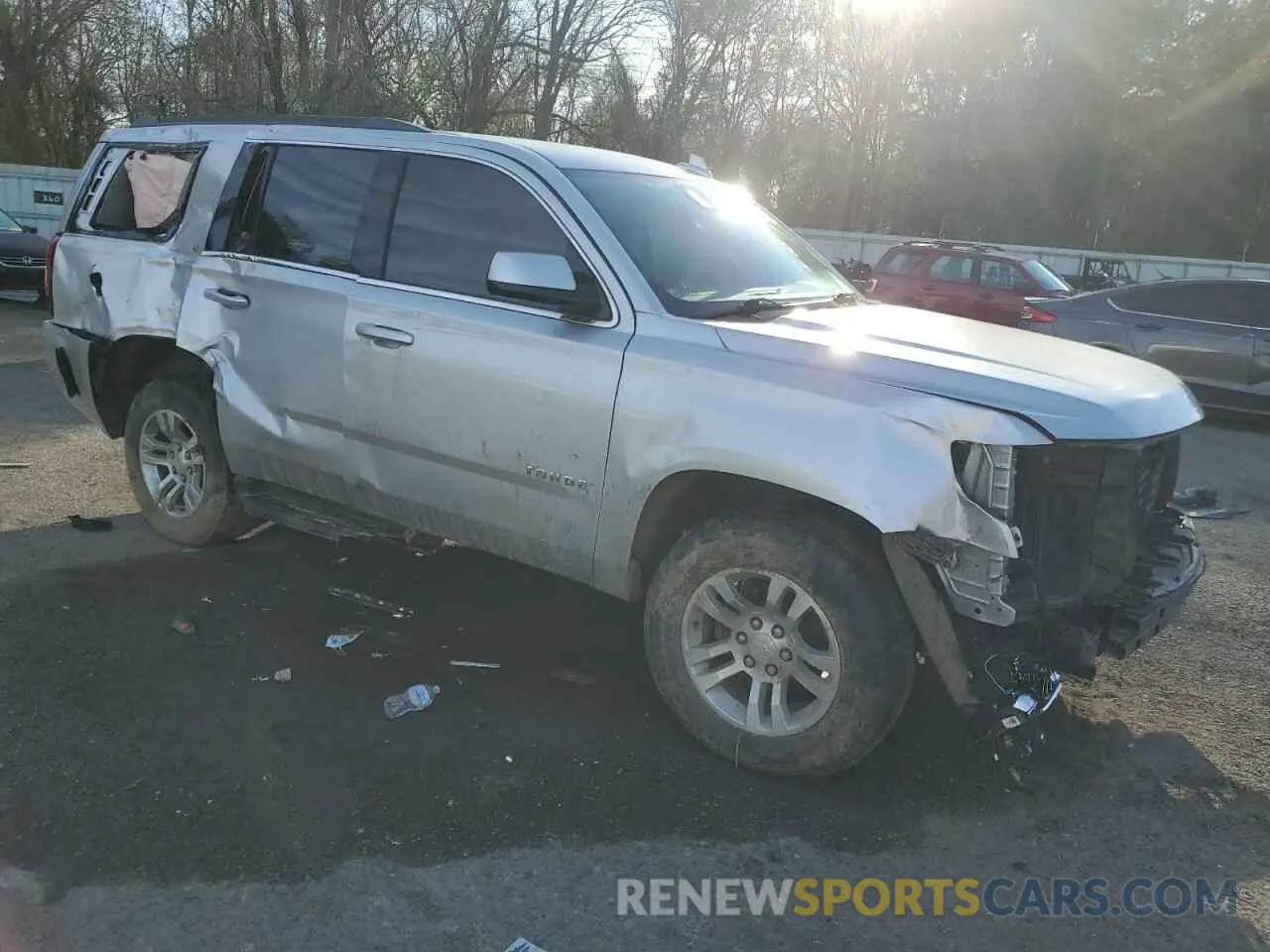 4 Фотография поврежденного автомобиля 1GNSCBKC7LR163920 CHEVROLET TAHOE 2020