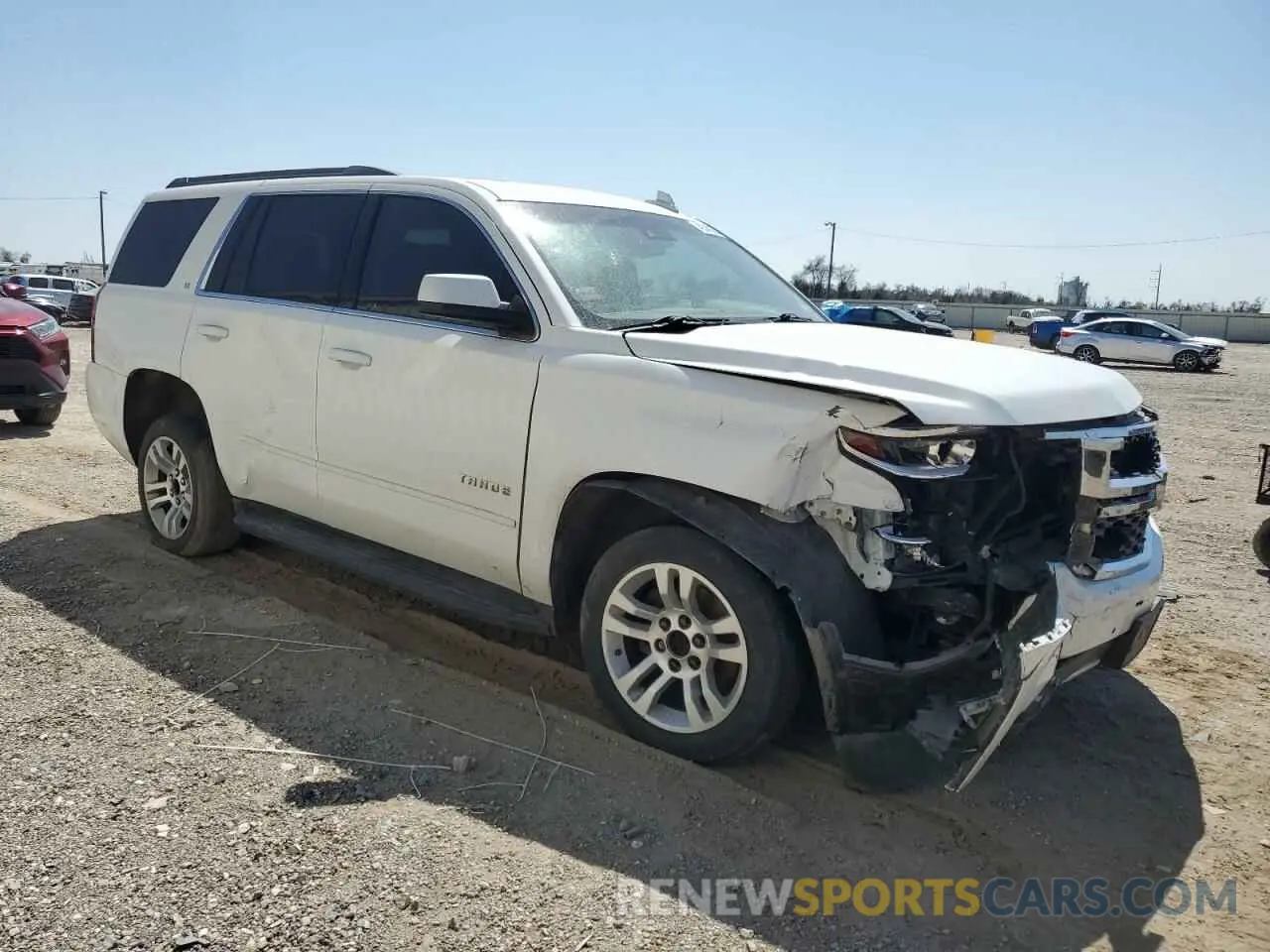 4 Фотография поврежденного автомобиля 1GNSCBKC8LR308690 CHEVROLET TAHOE 2020