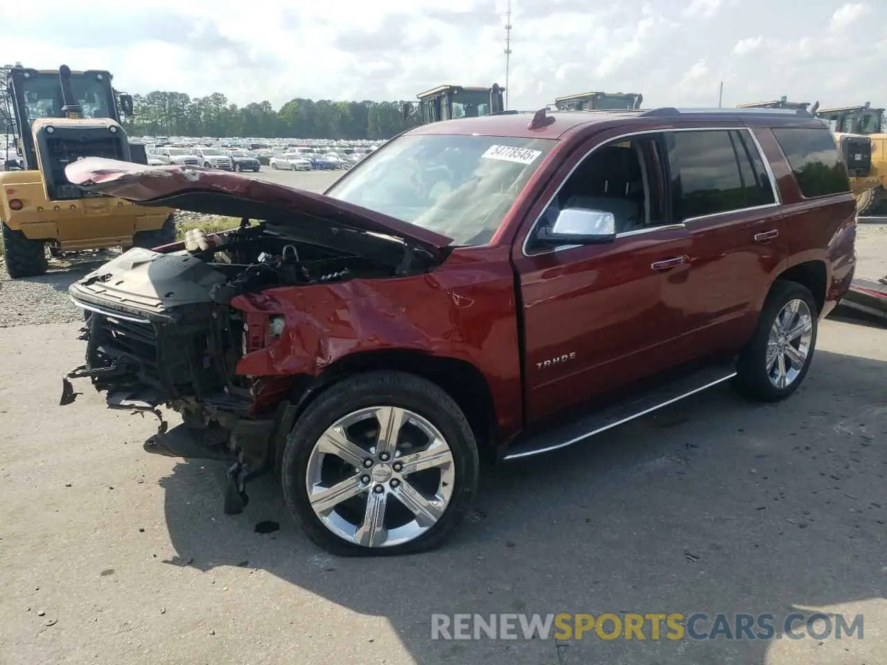 1 Фотография поврежденного автомобиля 1GNSCCKCXLR232315 CHEVROLET TAHOE 2020