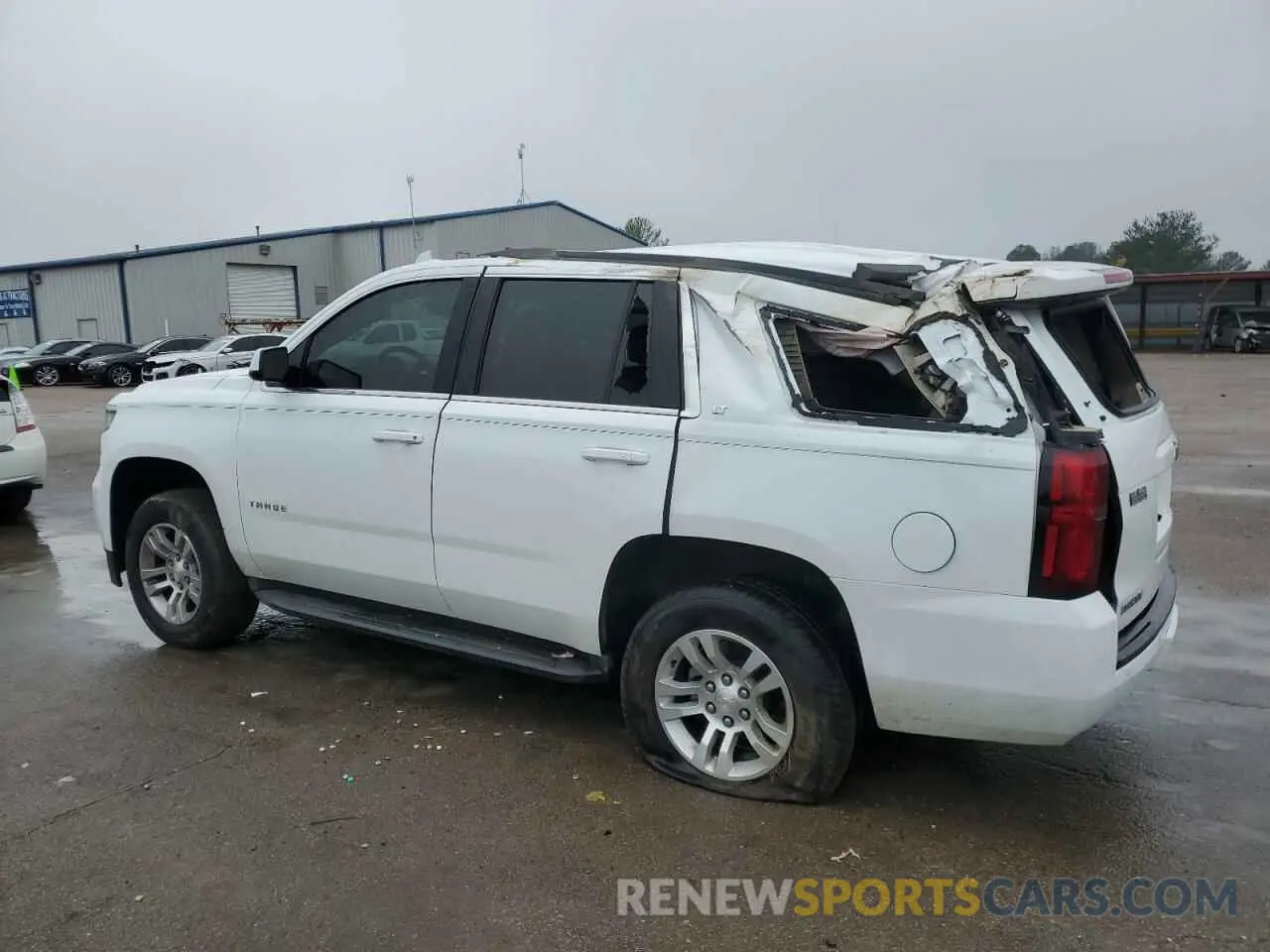 2 Photograph of a damaged car 1GNSKBKC1LR230885 CHEVROLET TAHOE 2020