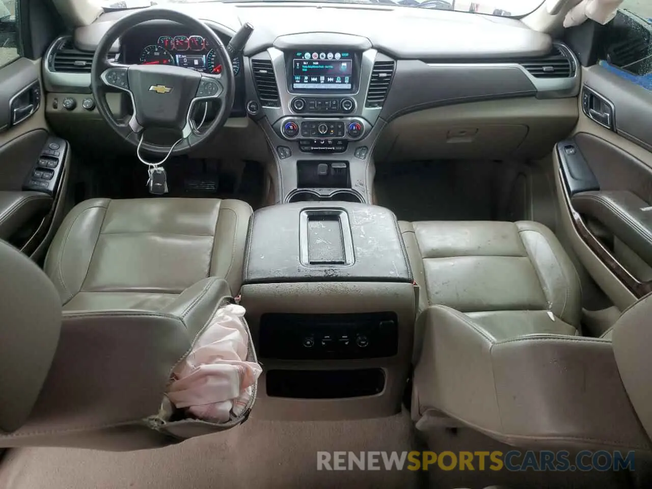 8 Photograph of a damaged car 1GNSKBKC1LR230885 CHEVROLET TAHOE 2020