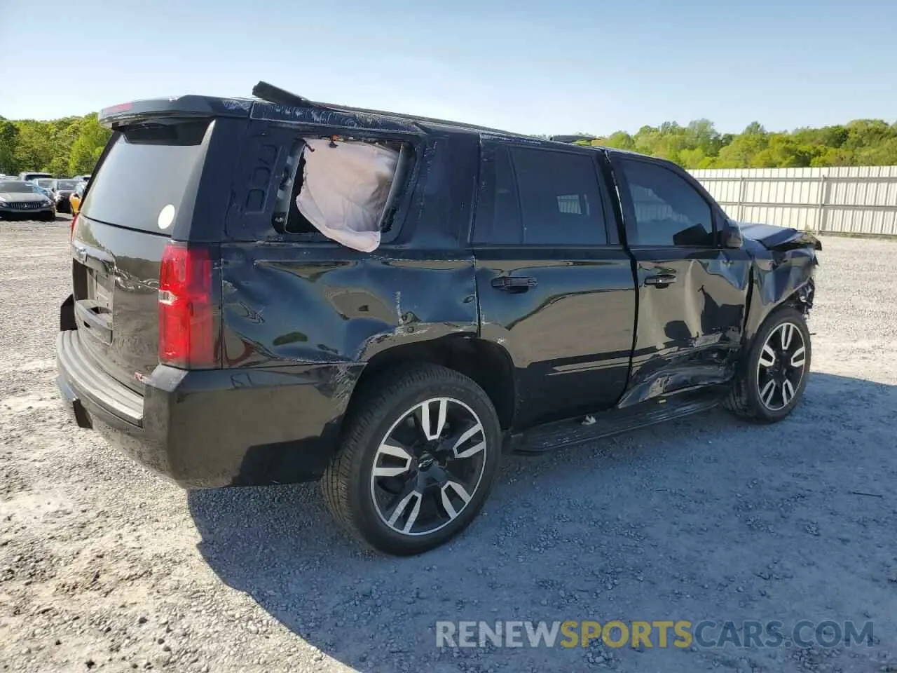 3 Photograph of a damaged car 1GNSKCKJ4LR294570 CHEVROLET TAHOE 2020
