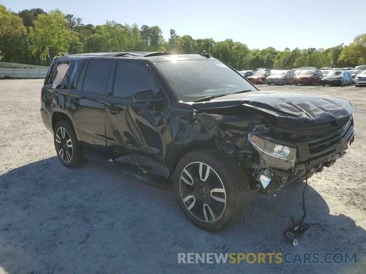 4 Photograph of a damaged car 1GNSKCKJ4LR294570 CHEVROLET TAHOE 2020