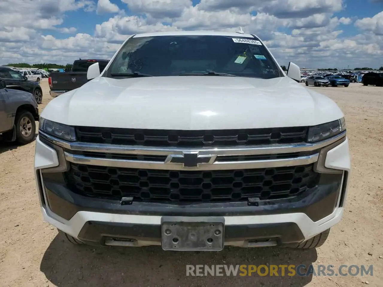 5 Фотография поврежденного автомобиля 1GBSCLED3MR296330 CHEVROLET TAHOE 2021