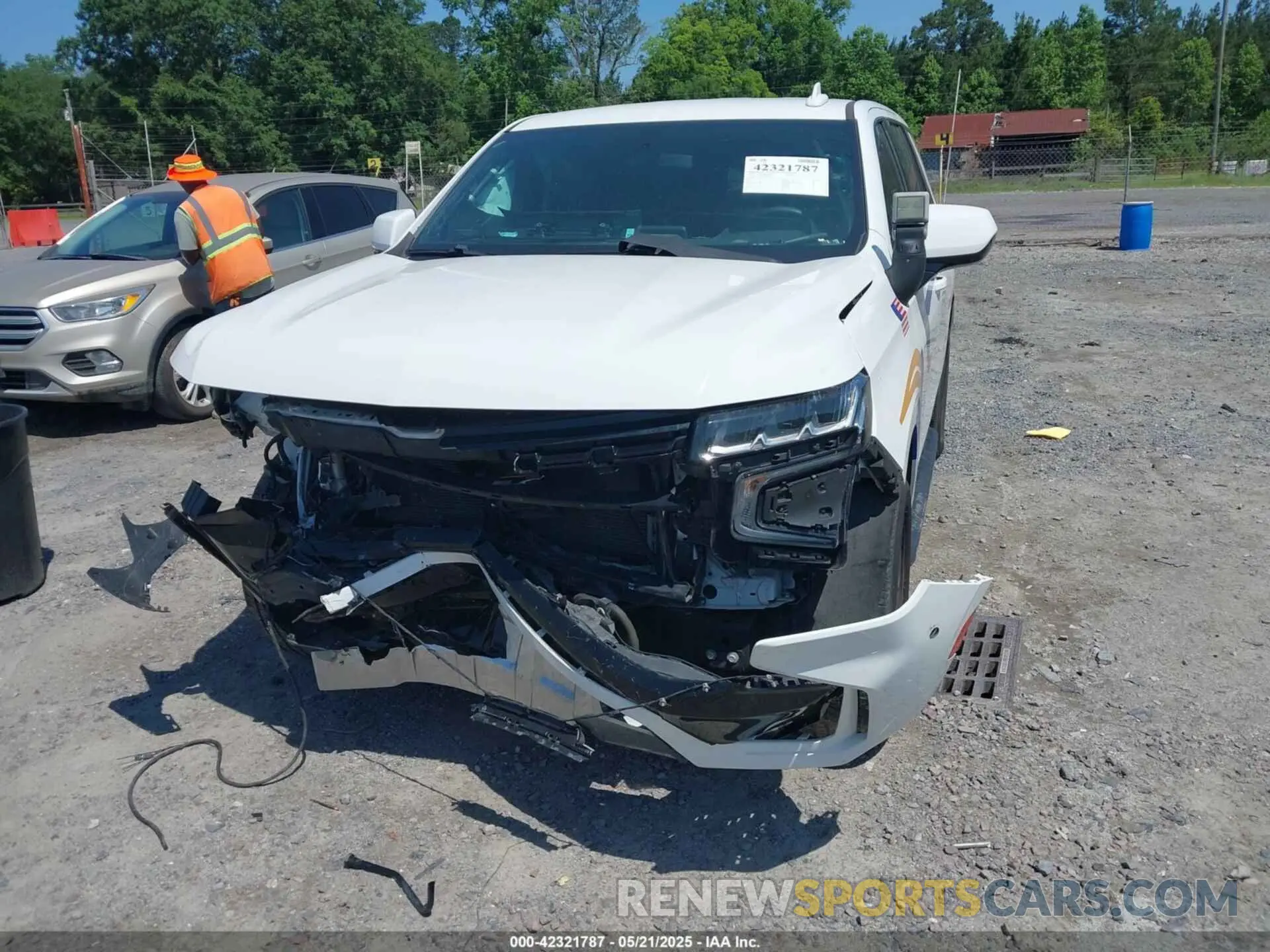 6 Фотография поврежденного автомобиля 1GNSCLED2MR433647 CHEVROLET TAHOE 2021