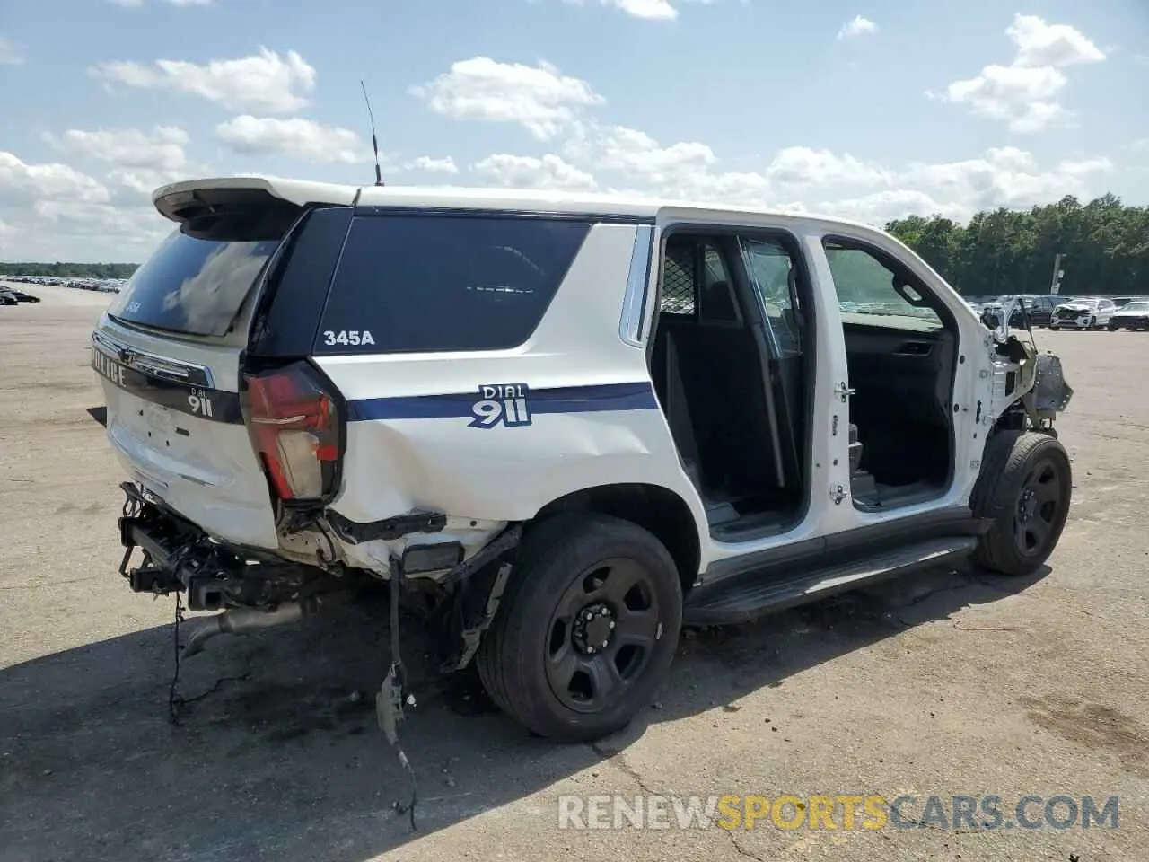 3 Photograph of a damaged car 1GNSCLED3MR458377 CHEVROLET TAHOE 2021