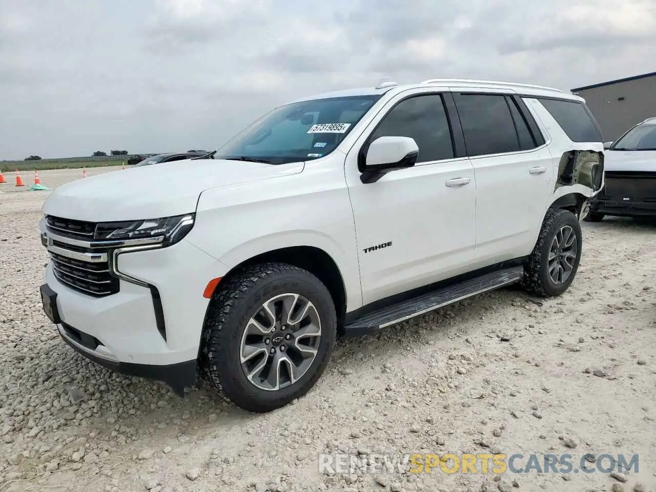 1 Photograph of a damaged car 1GNSCNKD1MR119116 CHEVROLET TAHOE 2021