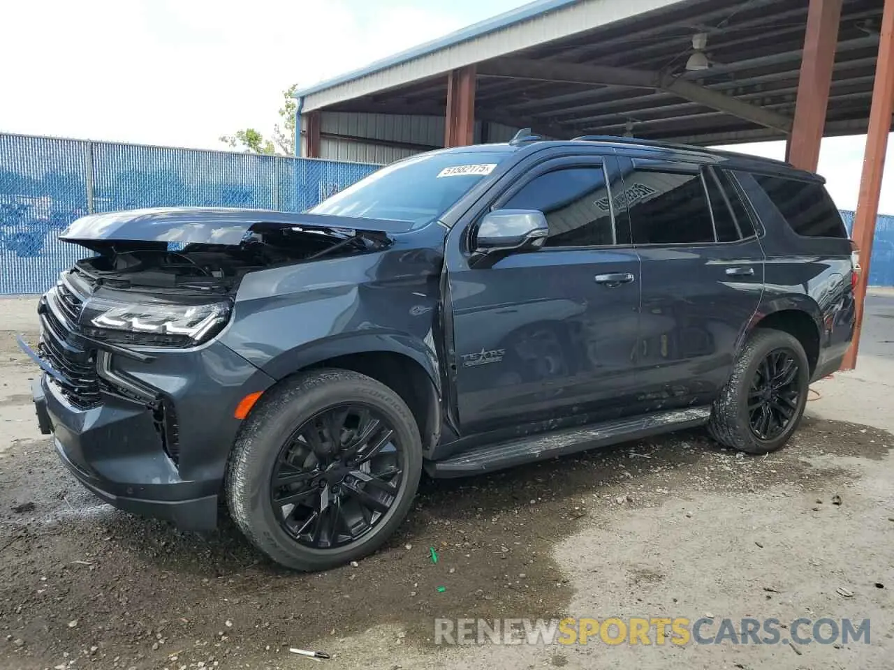 1 Photograph of a damaged car 1GNSCNKD5MR110516 CHEVROLET TAHOE 2021