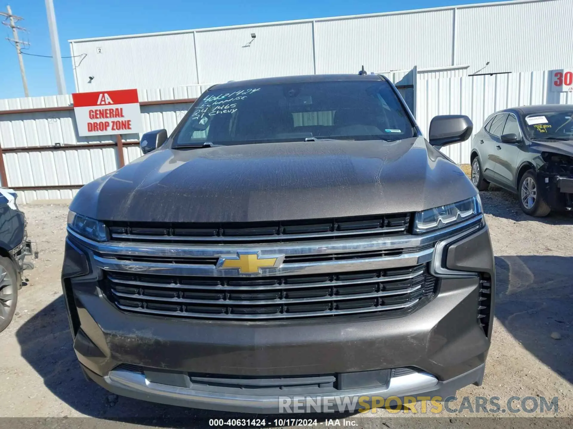 11 Фотография поврежденного автомобиля 1GNSCNKD9MR266140 CHEVROLET TAHOE 2021