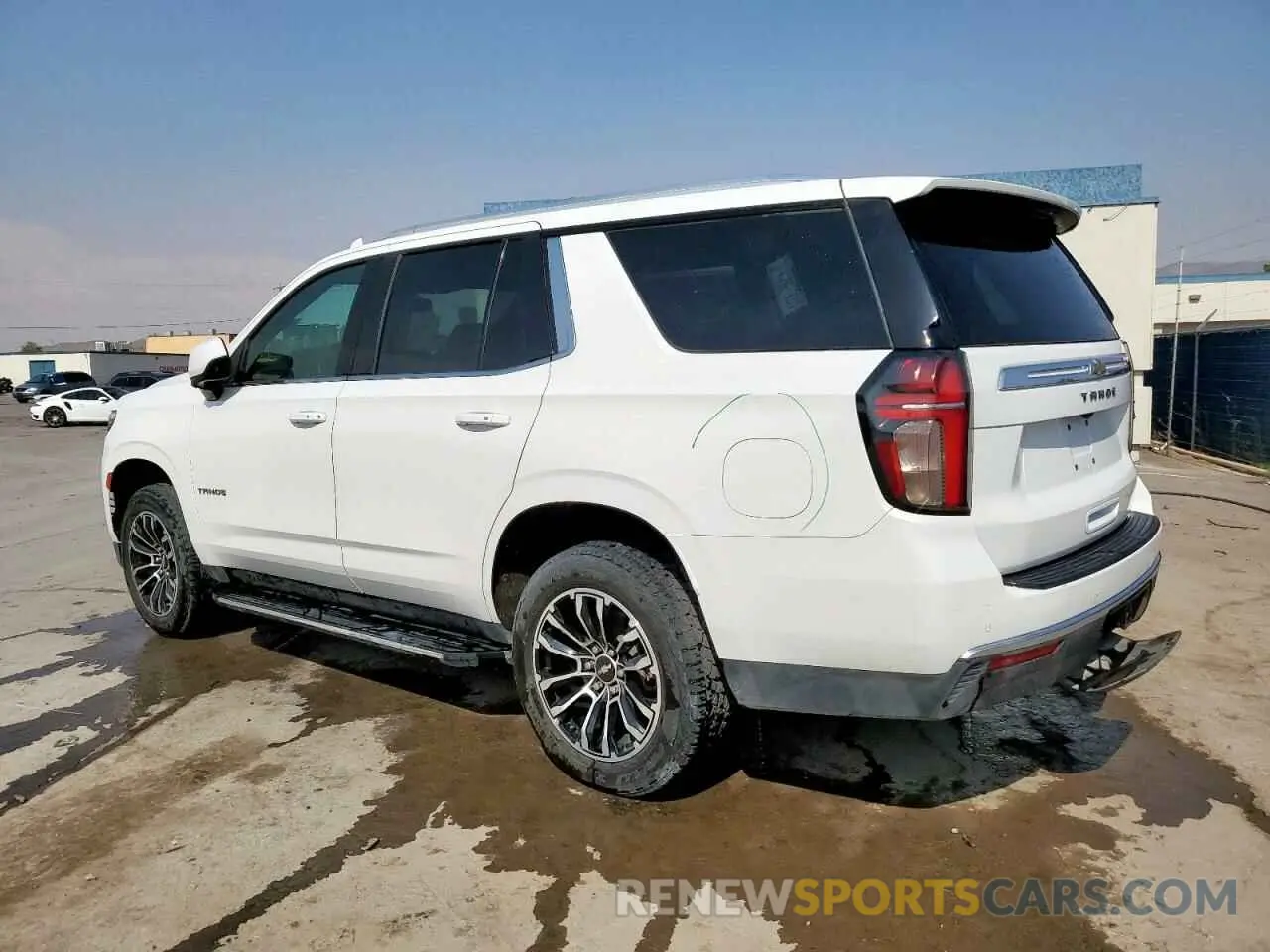 2 Photograph of a damaged car 1GNSCNKDXMR263862 CHEVROLET TAHOE 2021