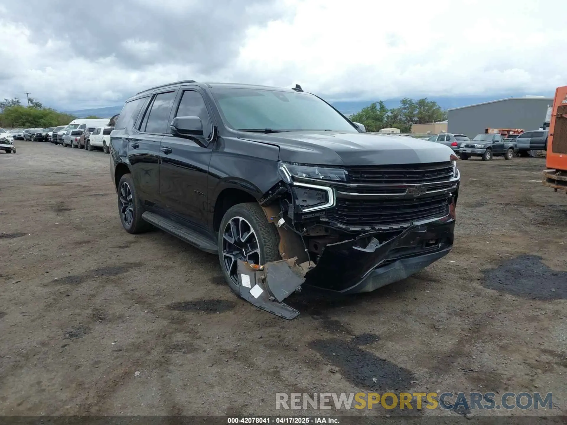 6 Фотография поврежденного автомобиля 1GNSCRKD9MR245313 CHEVROLET TAHOE 2021