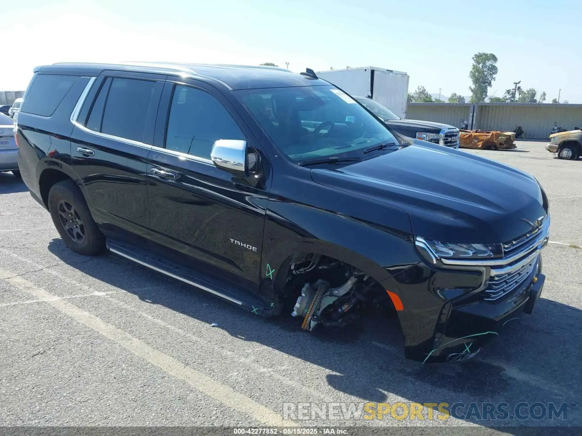 1 Photograph of a damaged car 1GNSCSKD5MR112698 CHEVROLET TAHOE 2021
