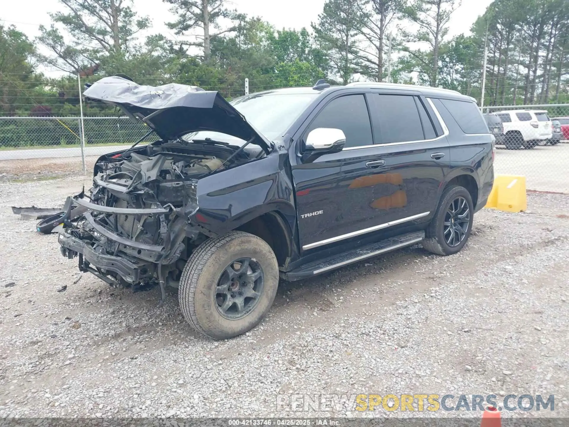 2 Photograph of a damaged car 1GNSCSKD6MR102181 CHEVROLET TAHOE 2021