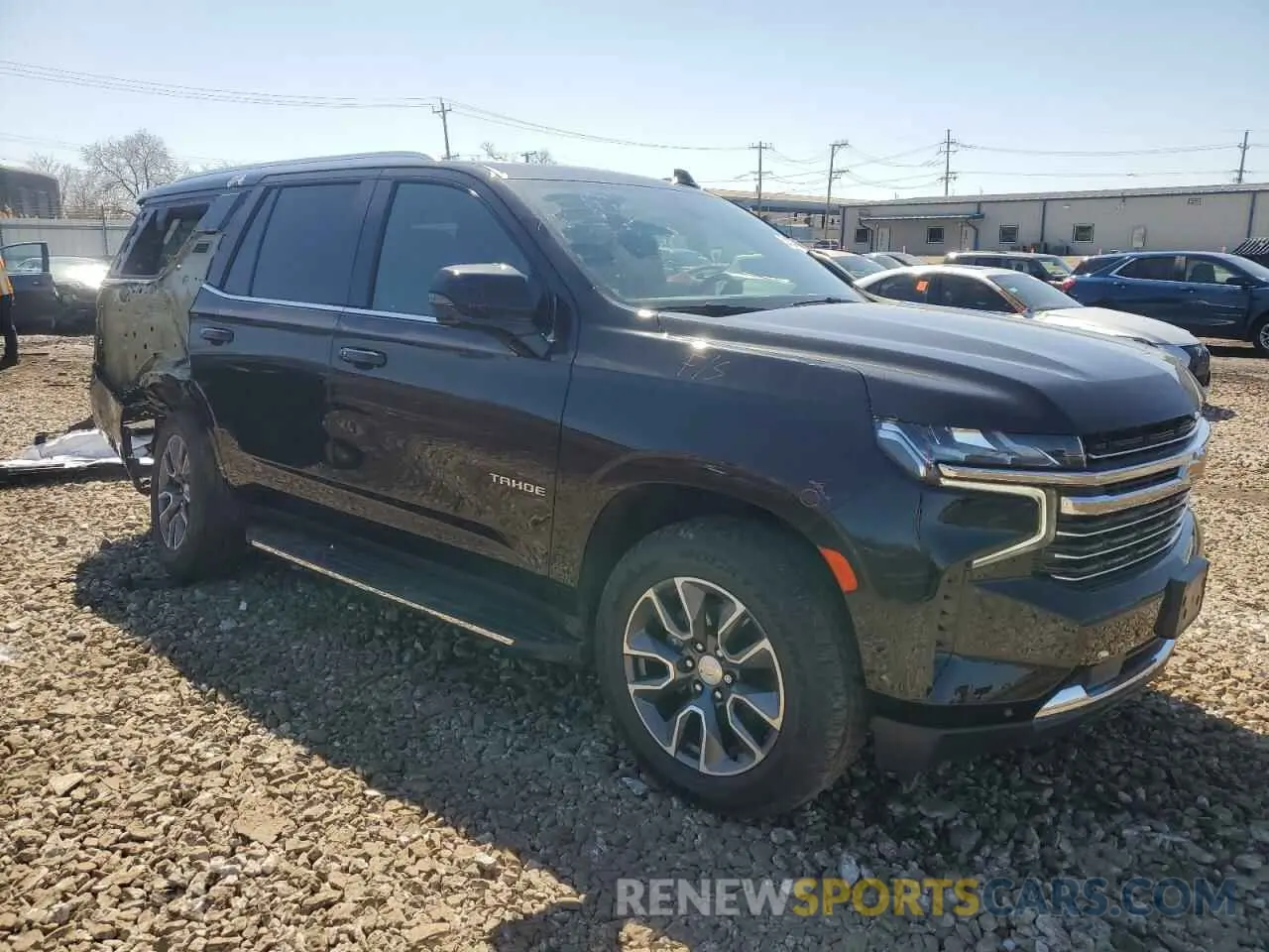 4 Photograph of a damaged car 1GNSKNKD0MR147671 CHEVROLET TAHOE 2021