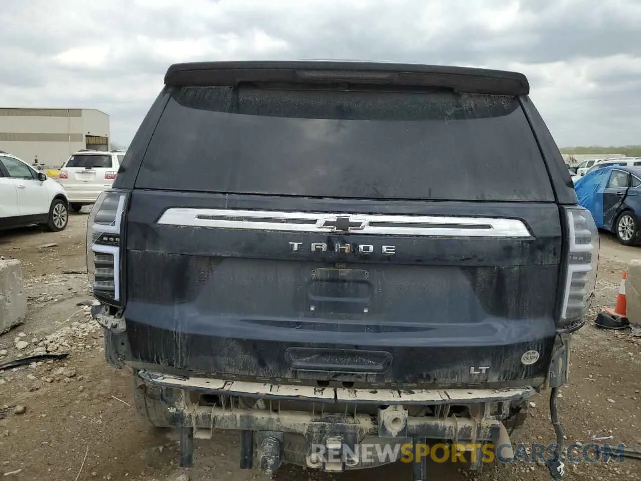 6 Photograph of a damaged car 1GNSKNKD0MR253098 CHEVROLET TAHOE 2021