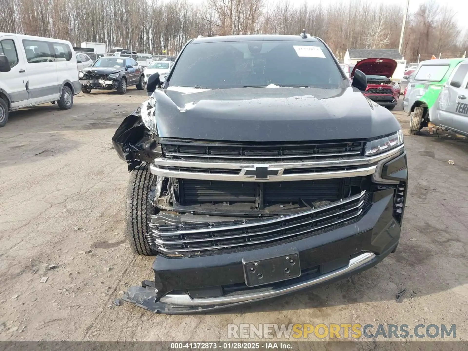 6 Photograph of a damaged car 1GNSKNKD2MR444988 CHEVROLET TAHOE 2021