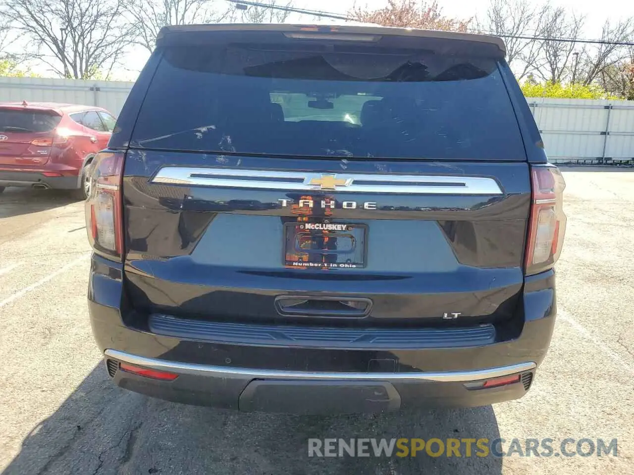 6 Photograph of a damaged car 1GNSKNKD4MR126368 CHEVROLET TAHOE 2021