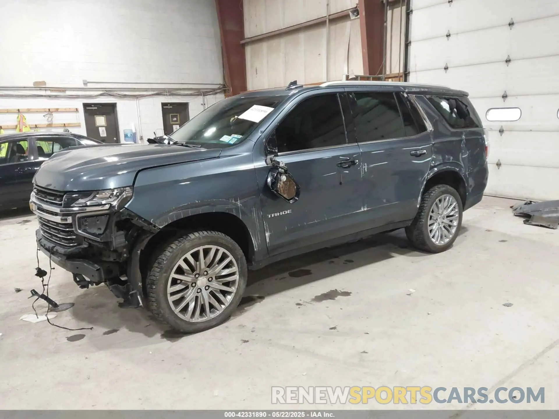 2 Photograph of a damaged car 1GNSKNKD5MR354265 CHEVROLET TAHOE 2021