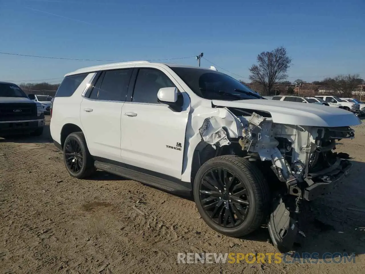 4 Фотография поврежденного автомобиля 1GNSKNKD6MR210773 CHEVROLET TAHOE 2021
