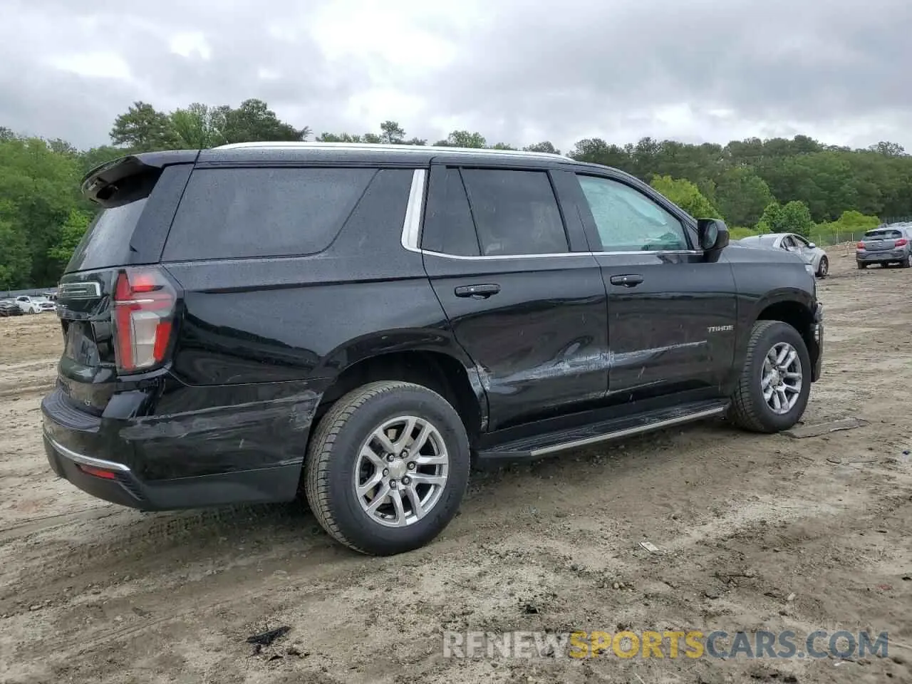 3 Photograph of a damaged car 1GNSKNKD7MR266933 CHEVROLET TAHOE 2021