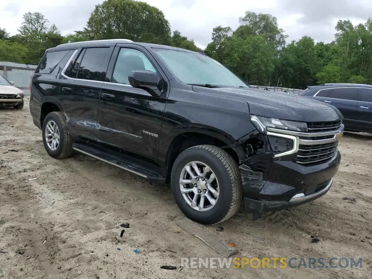4 Photograph of a damaged car 1GNSKNKD7MR266933 CHEVROLET TAHOE 2021