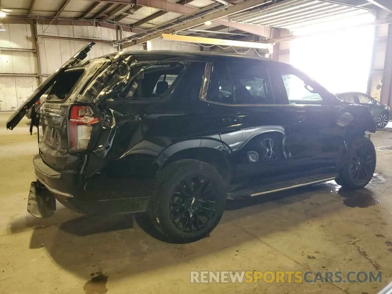 3 Фотография поврежденного автомобиля 1GNSKNKD8MR394503 CHEVROLET TAHOE 2021