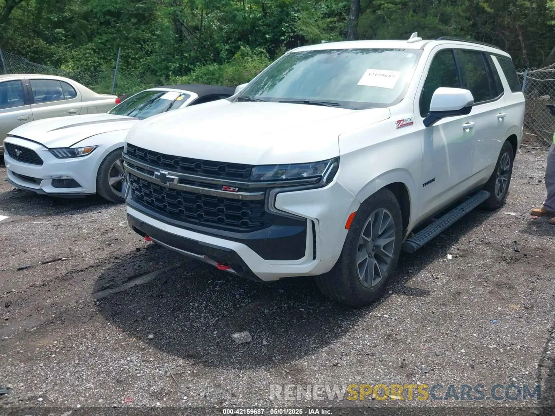 2 Photograph of a damaged car 1GNSKPKD0MR239231 CHEVROLET TAHOE 2021