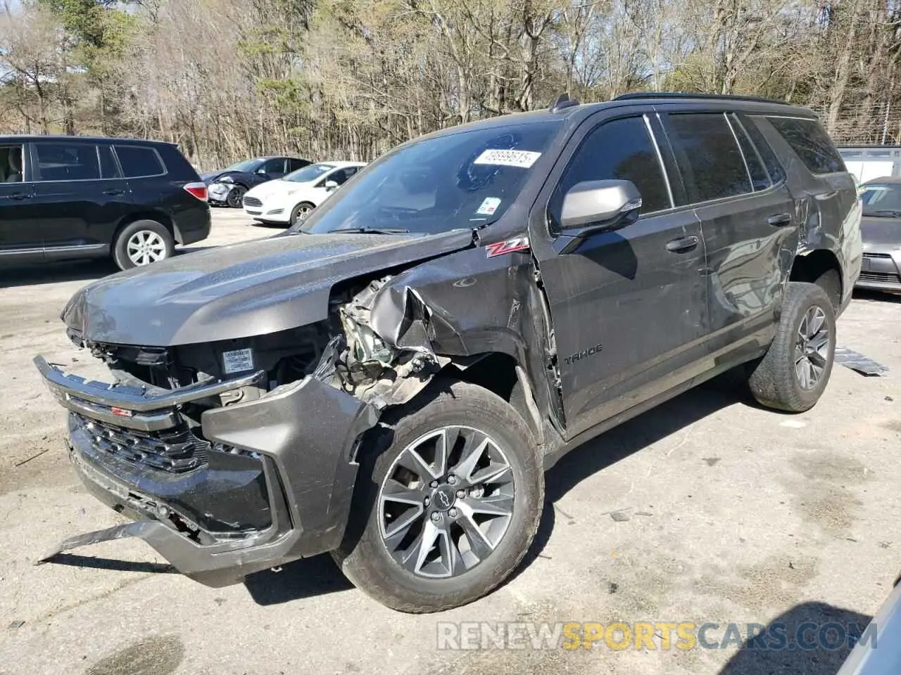 1 Фотография поврежденного автомобиля 1GNSKPKD0MR285724 CHEVROLET TAHOE 2021