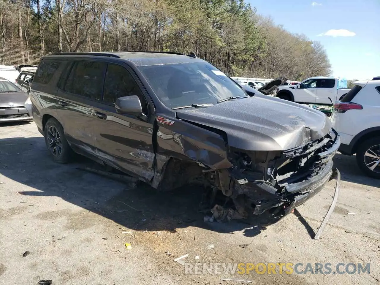4 Фотография поврежденного автомобиля 1GNSKPKD0MR285724 CHEVROLET TAHOE 2021