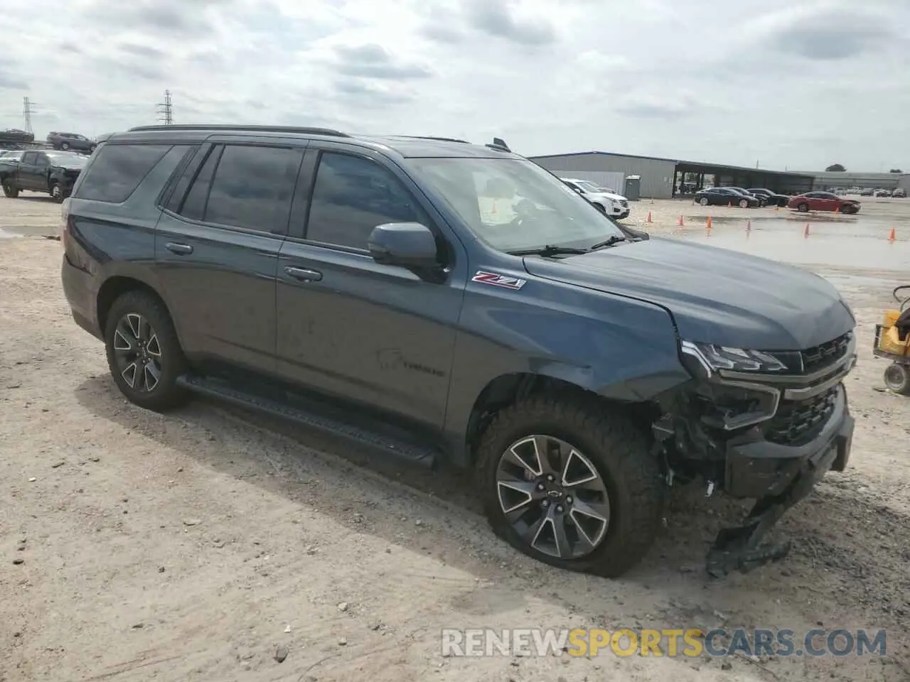4 Photograph of a damaged car 1GNSKPKD1MR282573 CHEVROLET TAHOE 2021