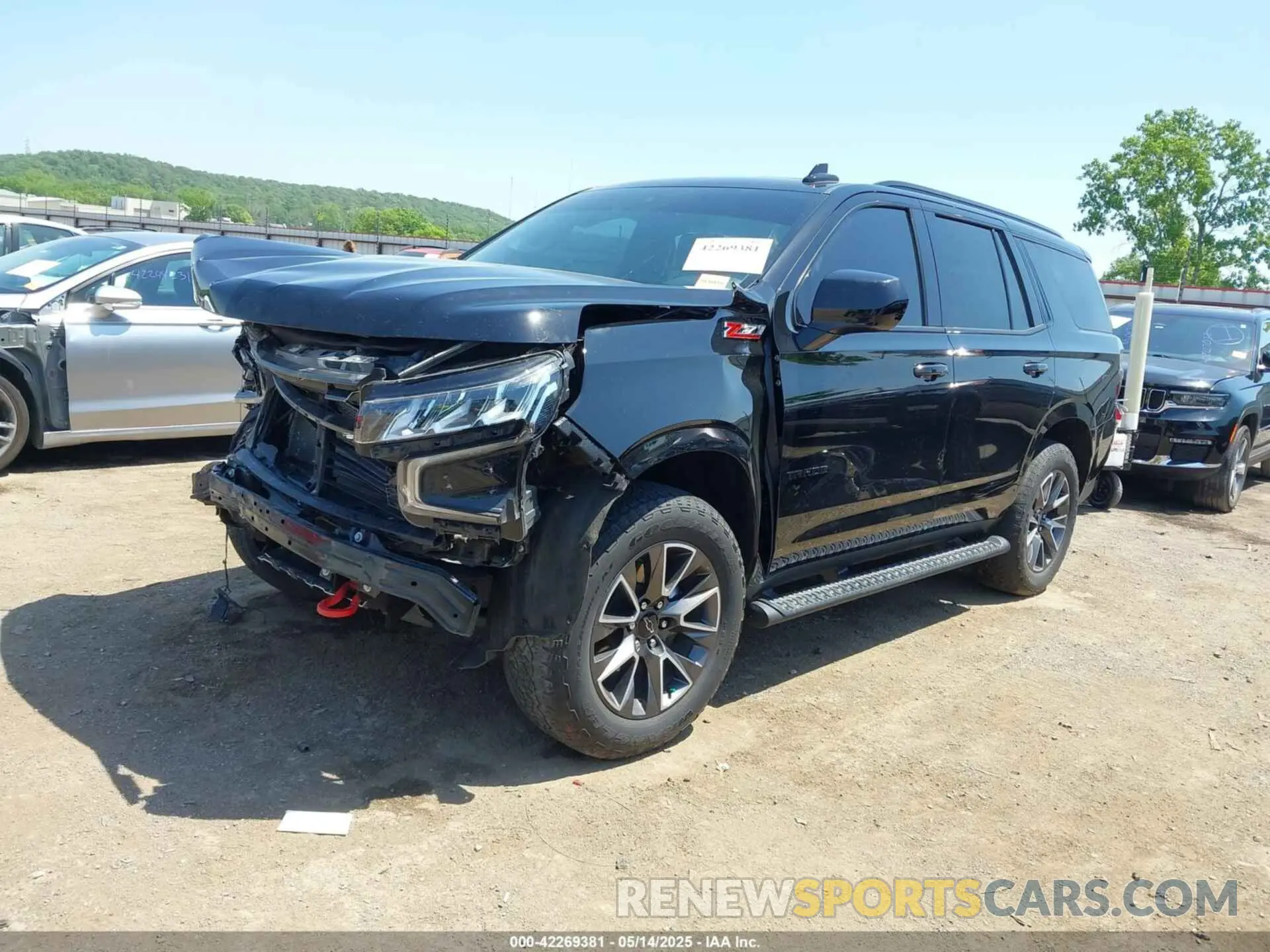 2 Фотография поврежденного автомобиля 1GNSKPKD1MR313689 CHEVROLET TAHOE 2021