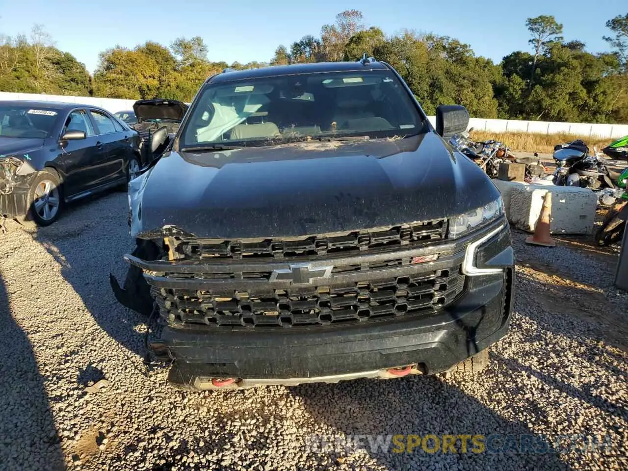 5 Фотография поврежденного автомобиля 1GNSKPKD1MR488055 CHEVROLET TAHOE 2021