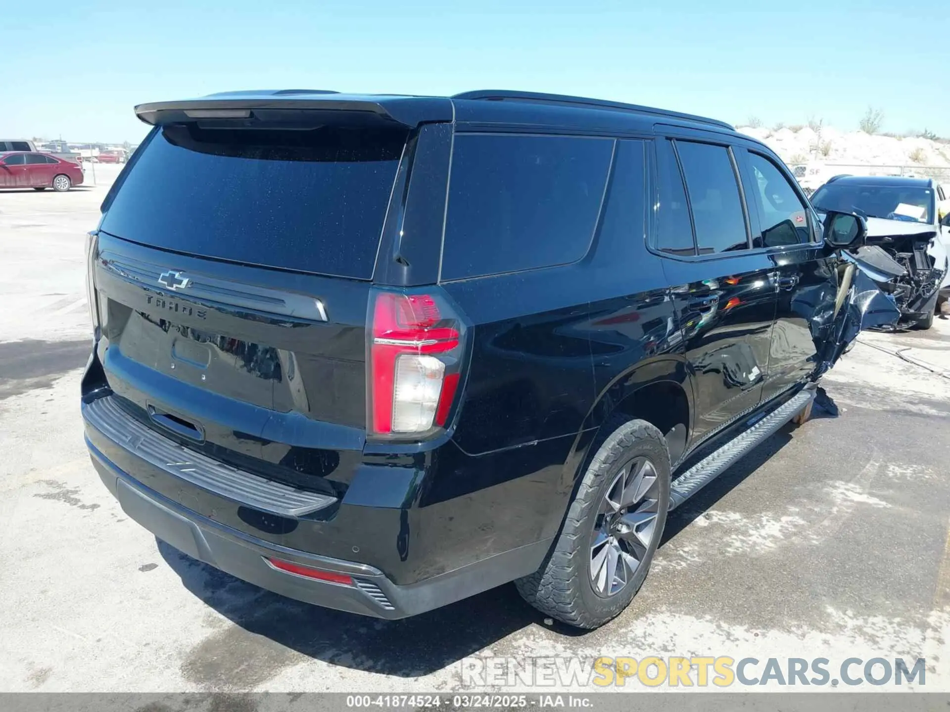 4 Фотография поврежденного автомобиля 1GNSKPKD2MR124128 CHEVROLET TAHOE 2021