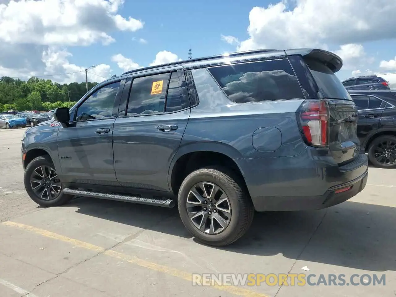 2 Photograph of a damaged car 1GNSKPKD3MR120637 CHEVROLET TAHOE 2021