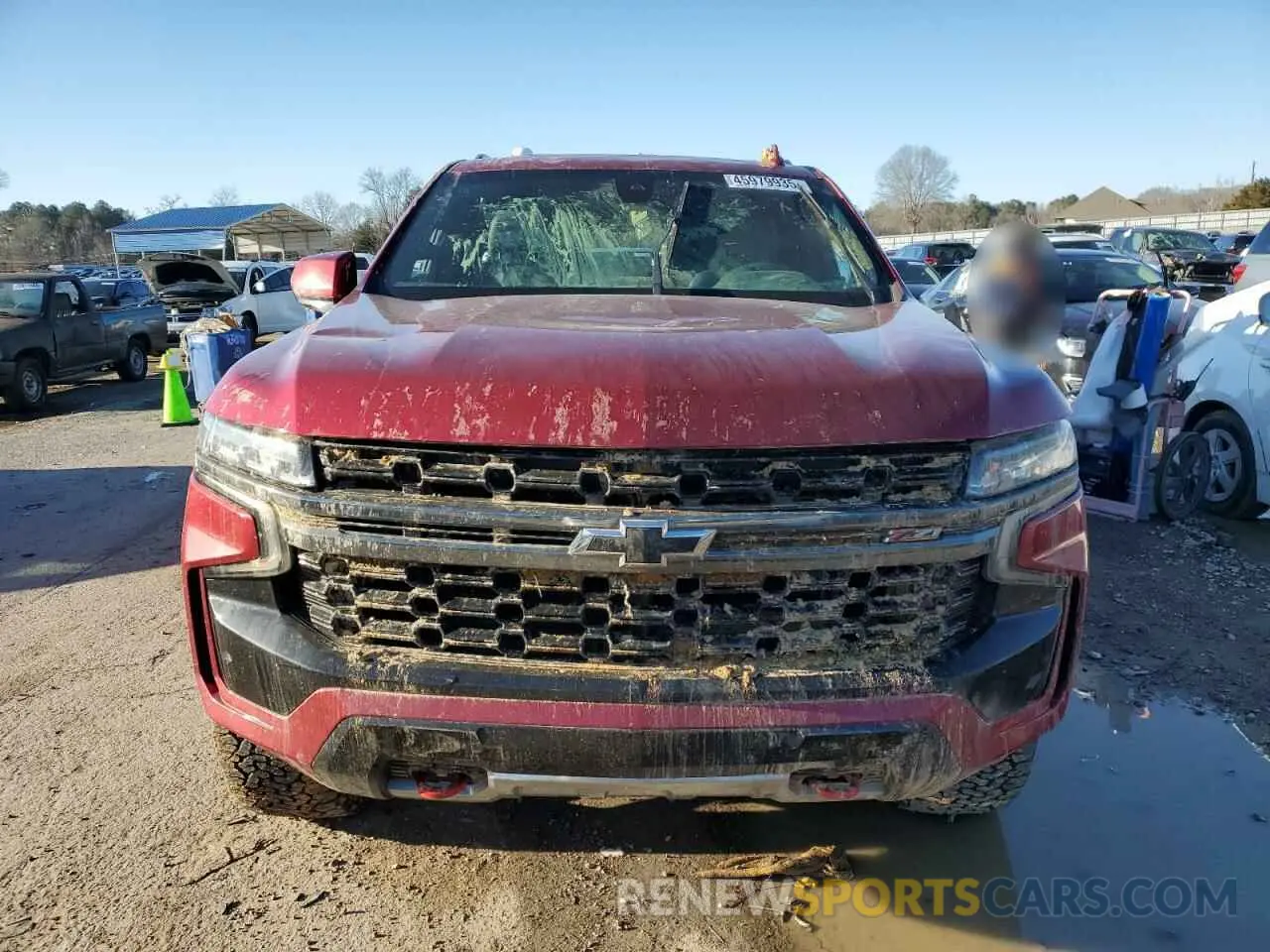 5 Фотография поврежденного автомобиля 1GNSKPKD6MR453513 CHEVROLET TAHOE 2021