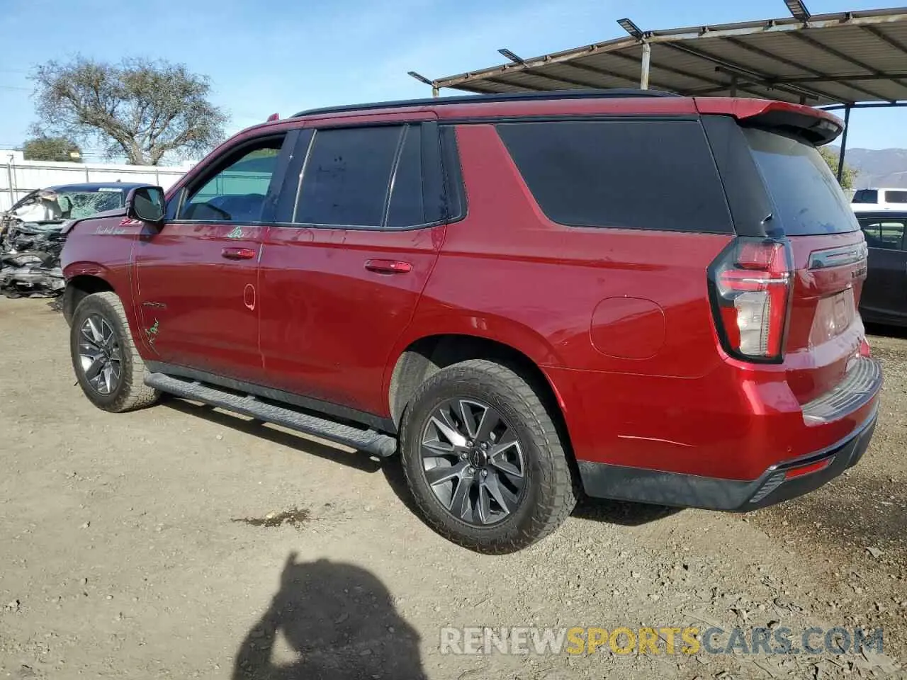 2 Photograph of a damaged car 1GNSKPKD9MR147082 CHEVROLET TAHOE 2021