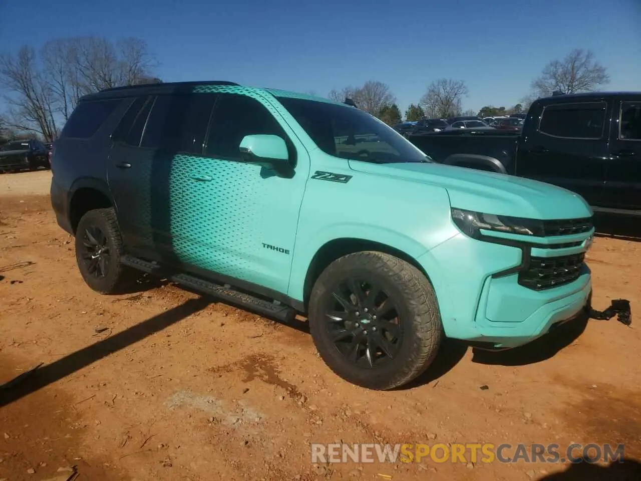 4 Фотография поврежденного автомобиля 1GNSKPKD9MR179272 CHEVROLET TAHOE 2021