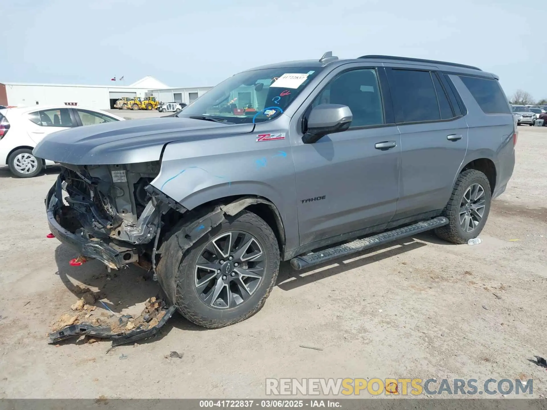 2 Фотография поврежденного автомобиля 1GNSKPKD9MR324875 CHEVROLET TAHOE 2021