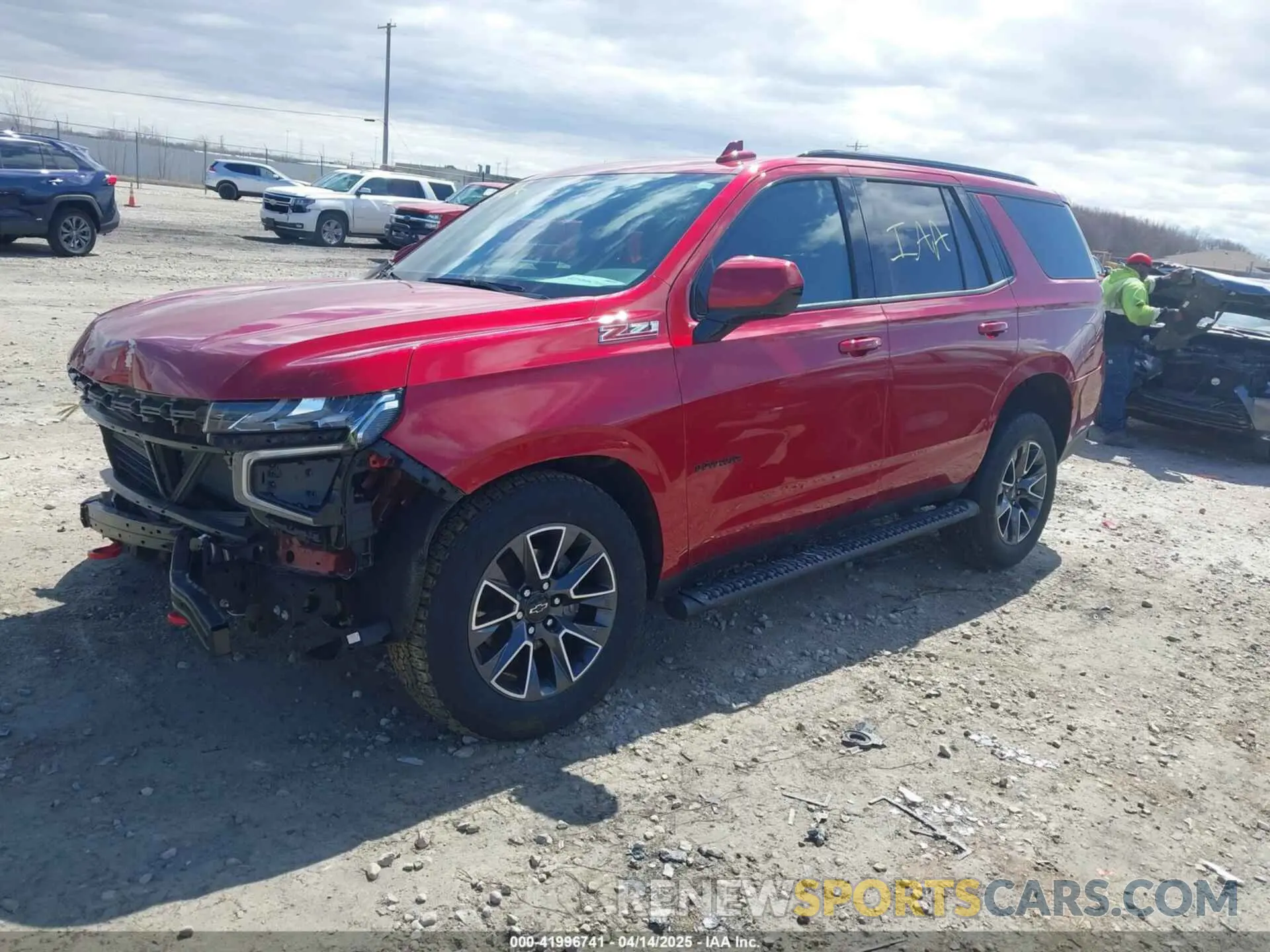 2 Фотография поврежденного автомобиля 1GNSKPKD9MR390830 CHEVROLET TAHOE 2021