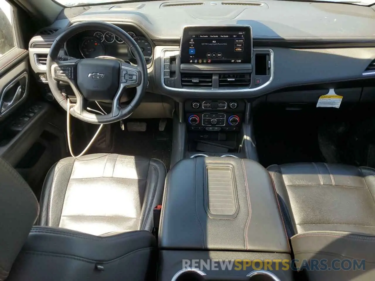 8 Фотография поврежденного автомобиля 1GNSKRKD3MR220443 CHEVROLET TAHOE 2021