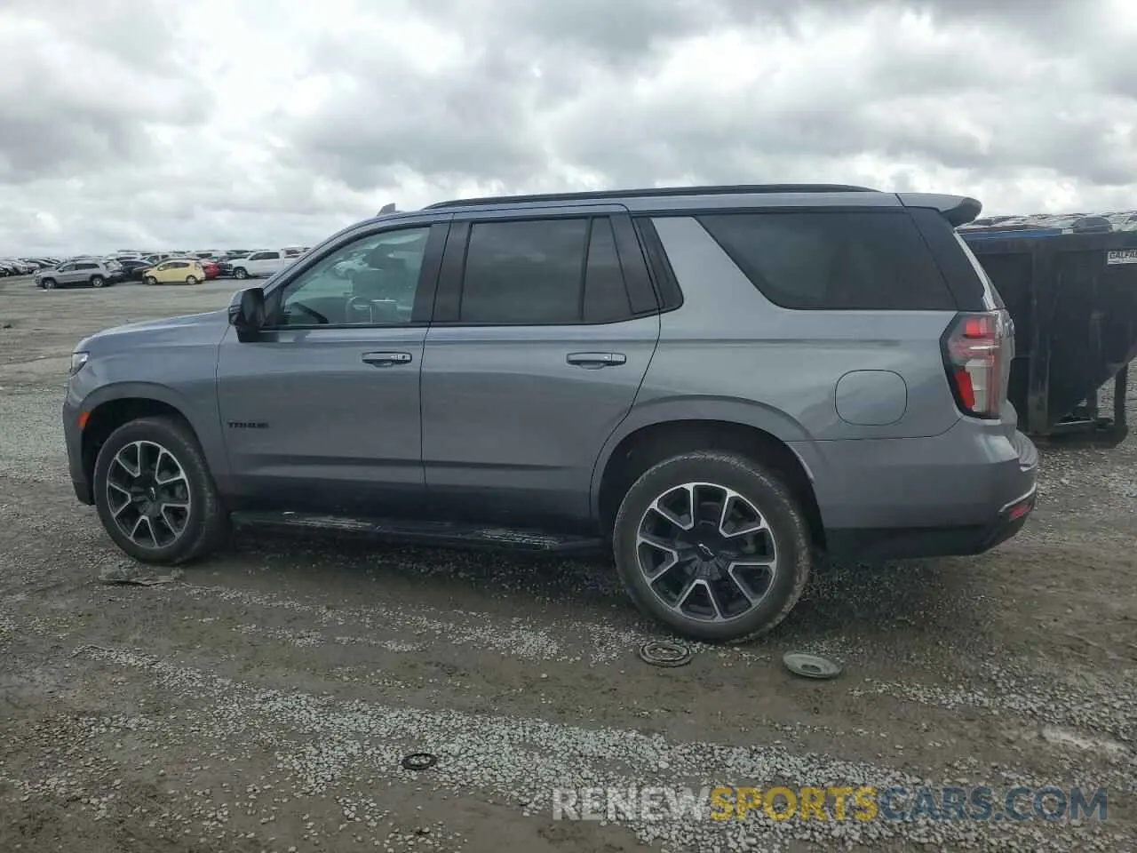 2 Photograph of a damaged car 1GNSKRKDXMR295401 CHEVROLET TAHOE 2021