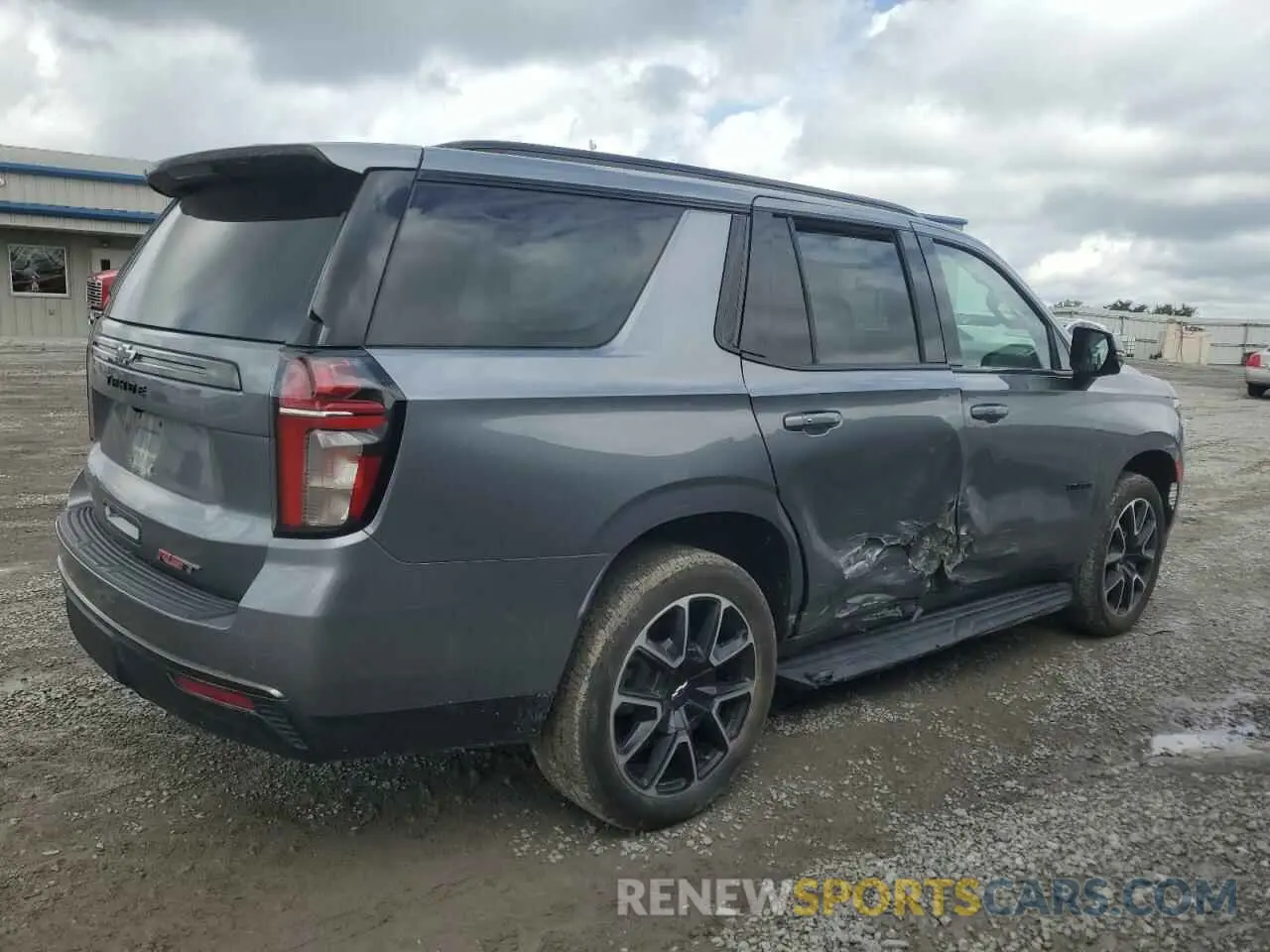 3 Photograph of a damaged car 1GNSKRKDXMR295401 CHEVROLET TAHOE 2021