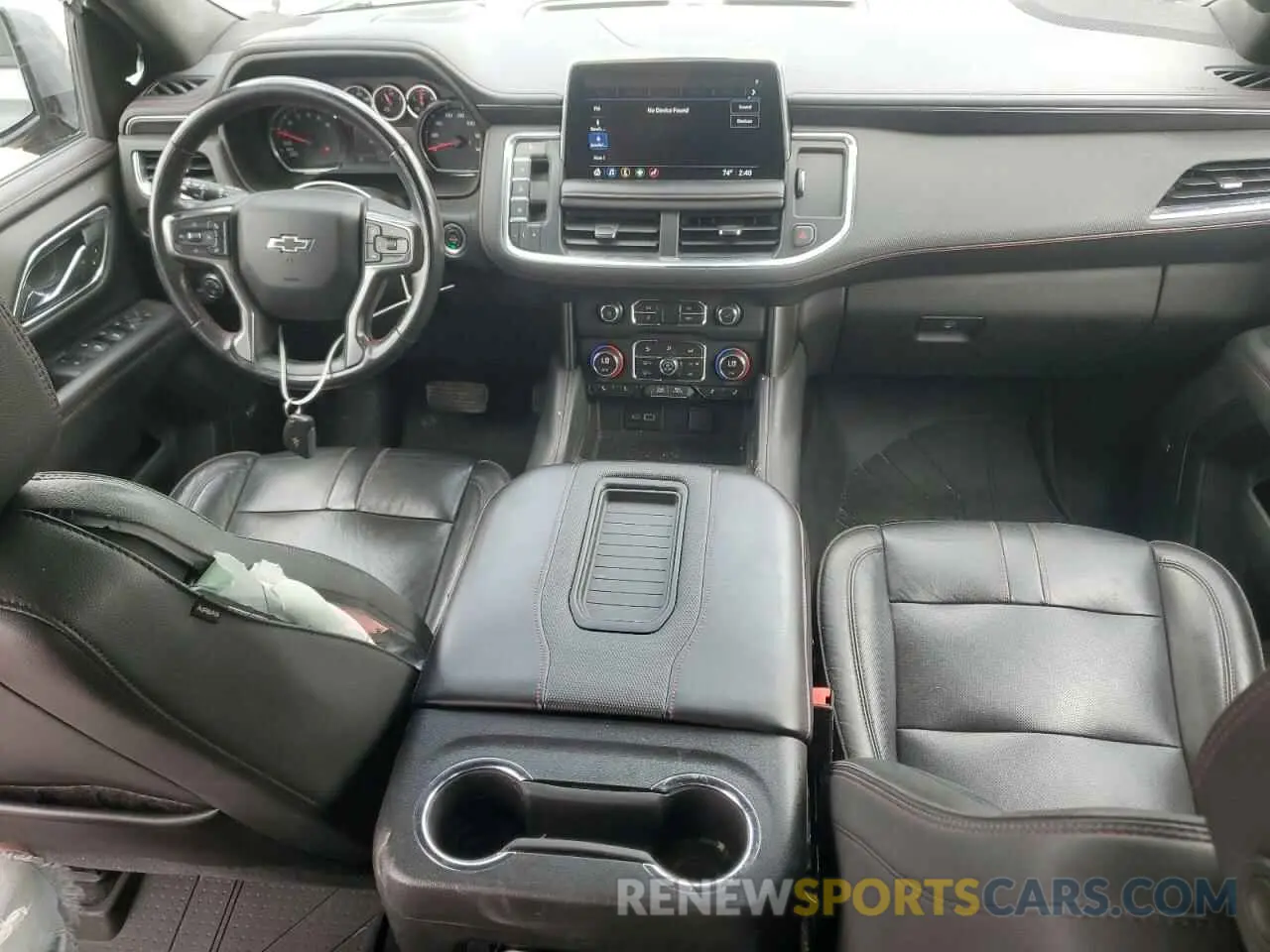 8 Photograph of a damaged car 1GNSKRKDXMR295401 CHEVROLET TAHOE 2021