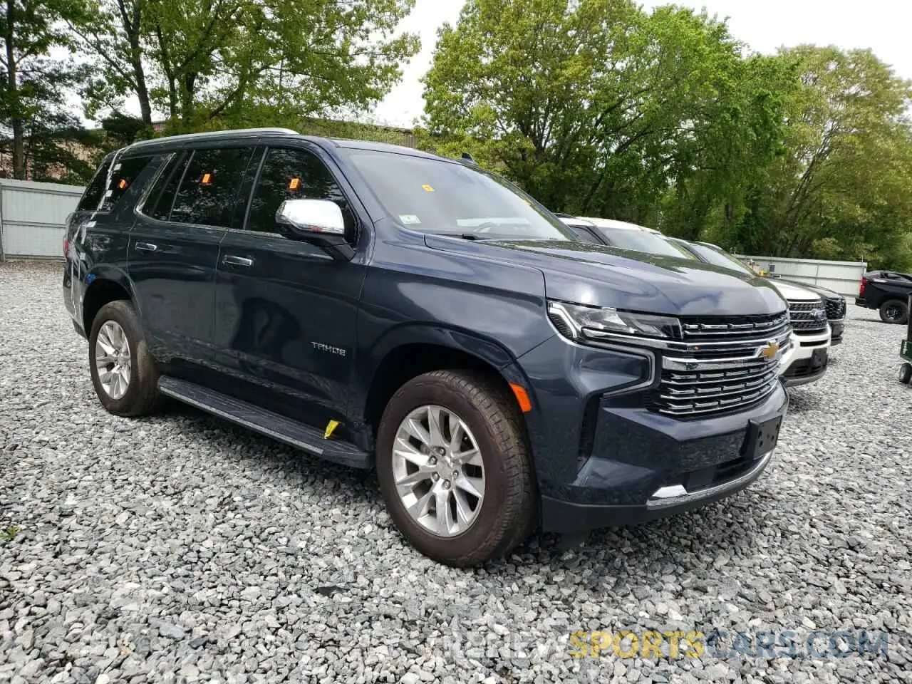 4 Photograph of a damaged car 1GNSKSKD0MR107539 CHEVROLET TAHOE 2021