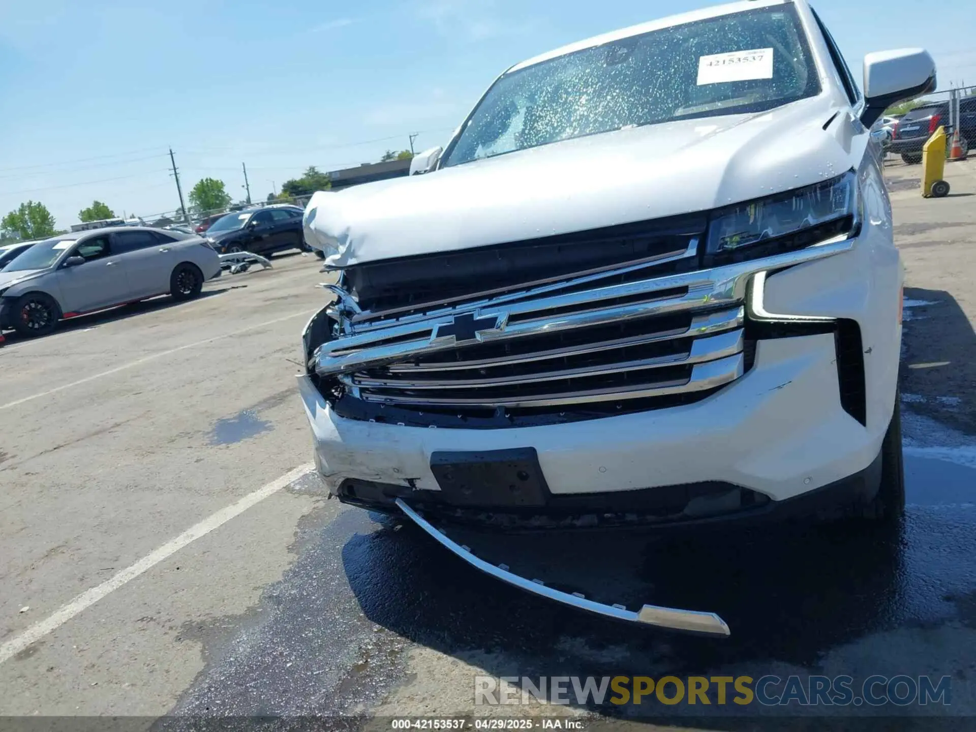 12 Photograph of a damaged car 1GNSKTKL5MR125676 CHEVROLET TAHOE 2021