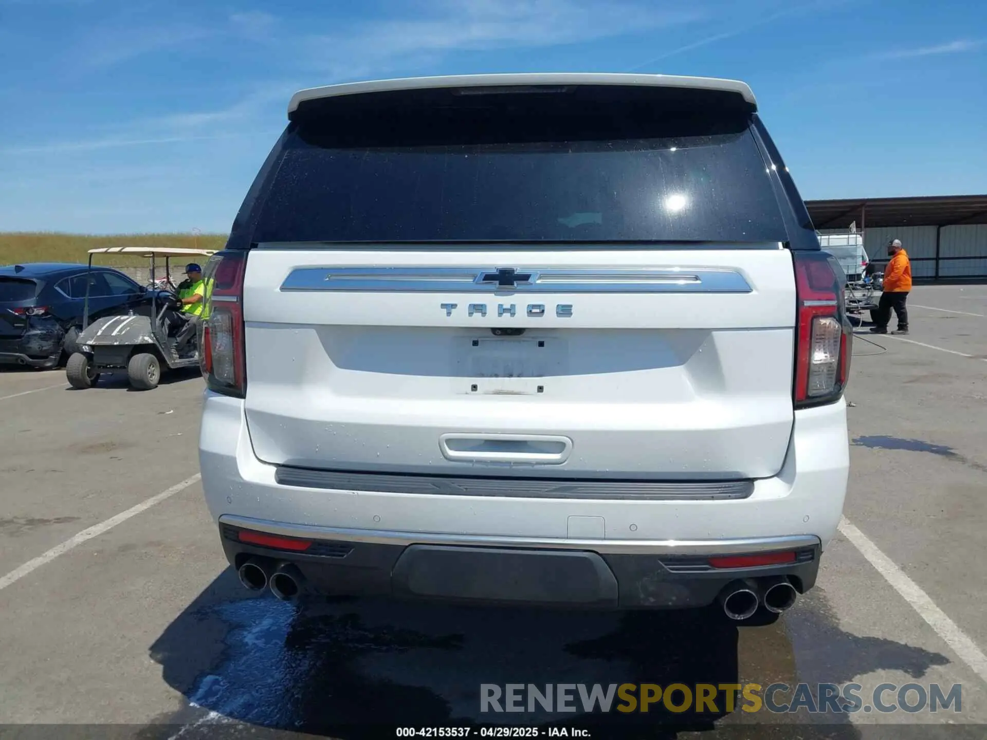 16 Photograph of a damaged car 1GNSKTKL5MR125676 CHEVROLET TAHOE 2021